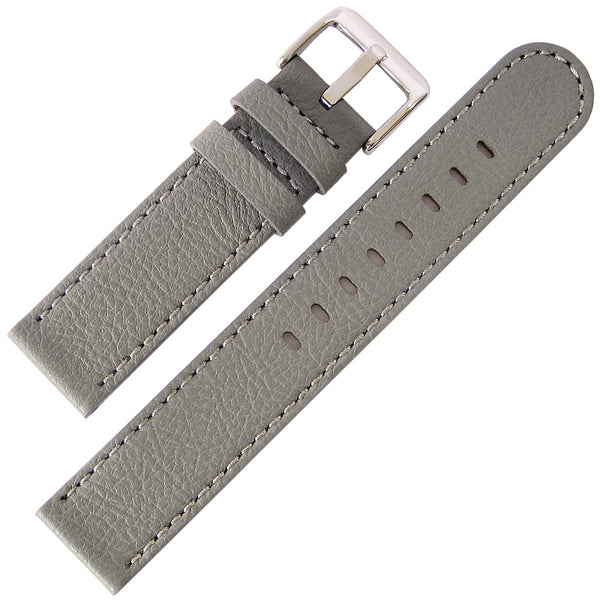 Hadley-Roma MS747 Apple Skin Grey Vegan Watch Strap - Holben's Fine Watch Bands