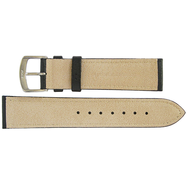 Hadley-Roma MS 750 Black Vegan MicroFiber Watch Strap | Holben's