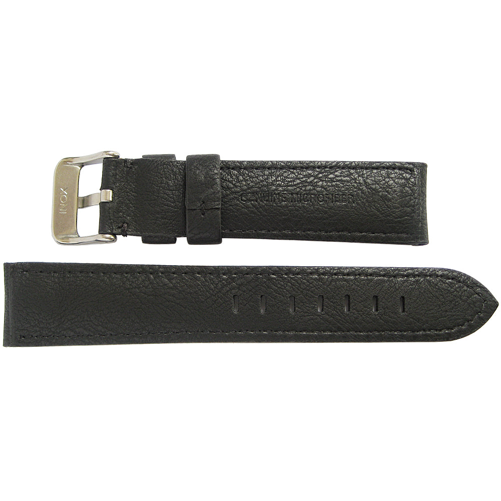 Hadley-Roma MS752 Black Vegan MicroFiber Watch Strap-Holben's Fine Watch Bands