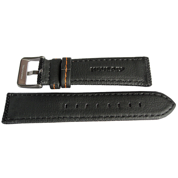 Hadley-Roma MS848 Kevlar Black Orange Watch Strap-Holben's Fine Watch Bands
