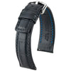 Hirsch Grand Duke Black Alligator-Grain Leather Watch Strap | Holben's