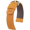 Hirsch Mariner Golden Brown Leather Watch Strap-Holben's Fine Watch Bands