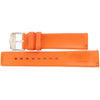 Hirsch Pure Rubber Watch Strap Orange-Holben's Fine Watch Bands