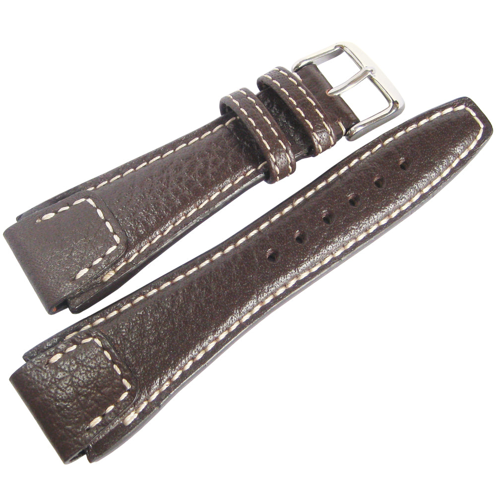 RIOS1931 Nature Buffalo Leather Mocha Watch Strap - Holben's Fine Watch Bands