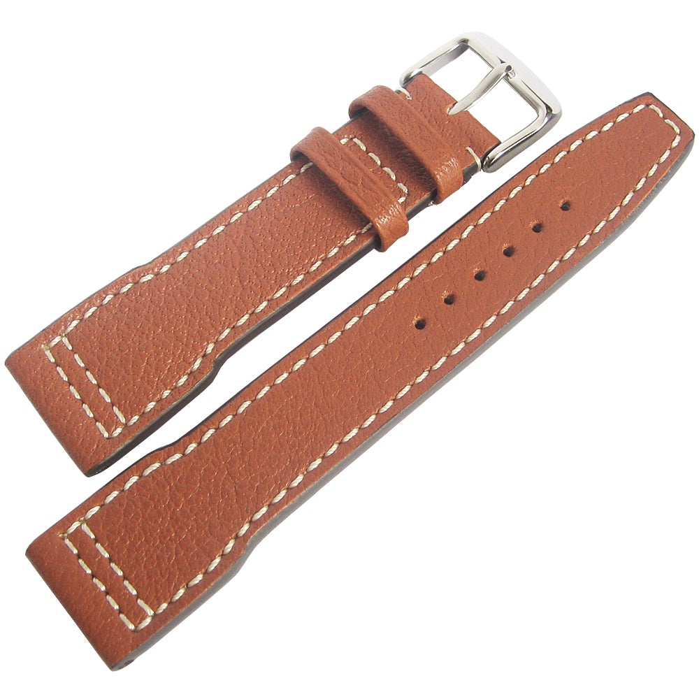 RIOS1931 Typhoon Genuine Buffalo Leather Watch Strap Cognac-Holben's Fine Watch Bands