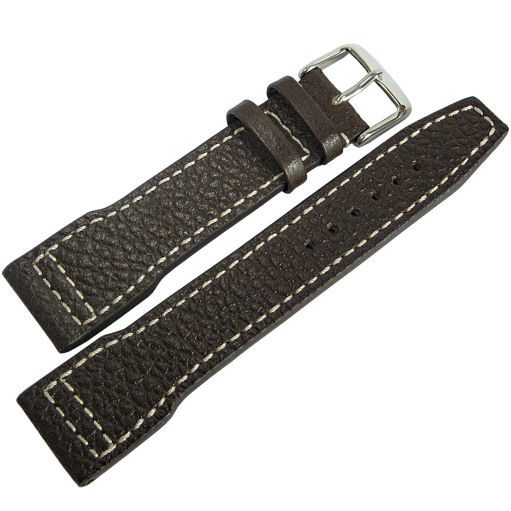 RIOS1931 Typhoon Genuine Buffalo Leather Mocha Watch Strap | Holben's